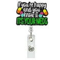 thumbnail image 1 of Bobine de Badge Rétractable Pailleté Accessoire à Languette Porte-Badge Acrylique Réutilisable Porte-Cartes d'Identité avec Clip pour Travail École Événements Fêtes et Plus Guirlande Perlée Petite Chaîne pour Suspendre, 1 of 3
