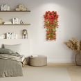 thumbnail image 5 of Hanging Flowers Artificial Violet Flower Wall Wisteria Basket Hanging Garland Flowers Fake Silk Orchid, 5 of 5