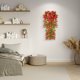 thumbnail image 5 of Flores artificiales de glicinia colgantes, orquídea violeta de seda, ajo, cesta de pared, decoración, enredadera floral artificial para el hogar, jardín, boda, fiesta, decoración interior y exterior,, 5 of 5
