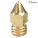 thumbnail image 1 of Piezas del cabezal de impresión del extrusor de boquilla de impresora 3D Reemplazo de filamento de 1,75 mm para Zortrax M200, latón de calibre 0,2 mm Advancent EL000438-01, 1 of 2