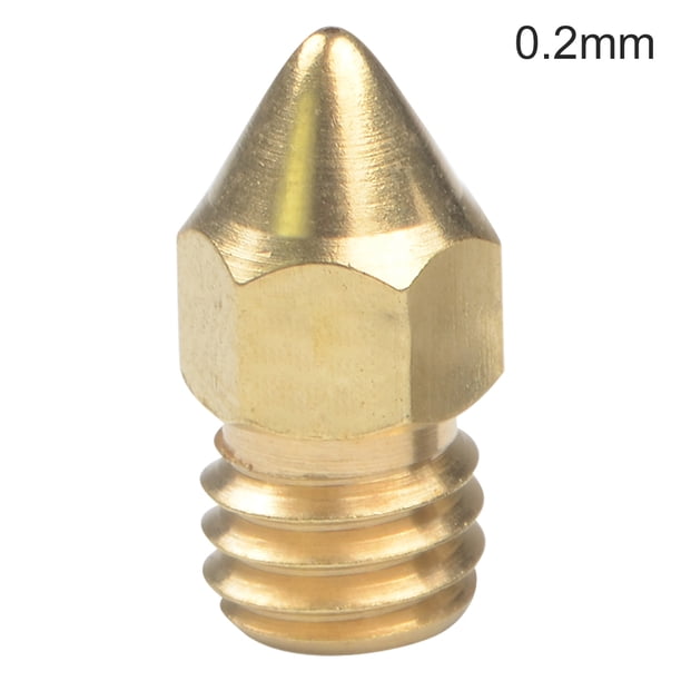 Piezas del cabezal de impresión del extrusor de boquilla de impresora 3D Reemplazo de filamento de 1,75 mm para Zortrax M200, latón de calibre 0,2 mm Advancent EL000438-01