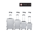 thumbnail image 2 of Travel Elite - Set 4 Maletas de Viaje, G (25 kg), M (20 kg), C (10 kg), Carry On (8kg) plateado Unitalla, 2 of 10