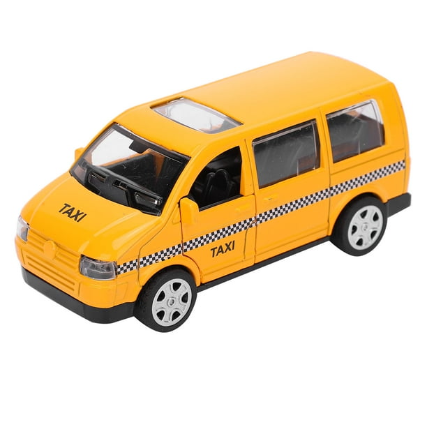 Modelo de vehículo, modelo de taxi 1:32, simulación de modelo de taxi, juguete de coche de aleación, fiabilidad excepcional