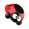 thumbnail image 1 of Soplador de burbujas, eléctrico, novedad, iluminación de dibujos animados, coche de burbujas portátil, fabricante de burbujas para fiestas , ROJO Gloria Fabricante de burbujas de escarabajo, 1 of 9