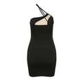 thumbnail image 5 of Ketyyh-chn99 Robe d'Été Grande Taille Jupes pour Femmes Vêtements Robe Droite Unie pour Vacances Robe de Plage à Enfiler Noir,m, 5 of 5