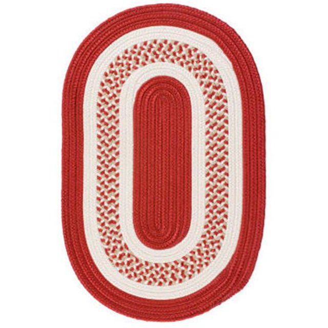 Flowers Bay FB71R084X084 Flowers Bay - Red 7 ft. round Rug