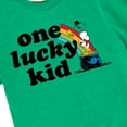 thumbnail image 3 of Peanuts - One Lucky Kid - Toddler and Youth Short Sleeve Graphic T-Shirt, 3 of 6