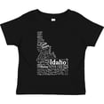 thumbnail image 3 of Inktastic Idaho State Word Salad Boys or Girls Toddler T-Shirt, 3 of 5
