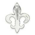 thumbnail image 4 of Sterling Silver Fleur De Lis Slide (25 X 19) Made In India qp1961, 4 of 4