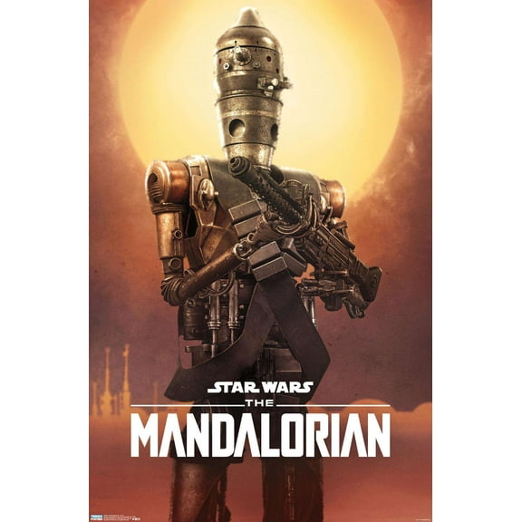 Star Wars: The Mandalorian - IG-11 Wall Poster, 14.725" x 22.375"