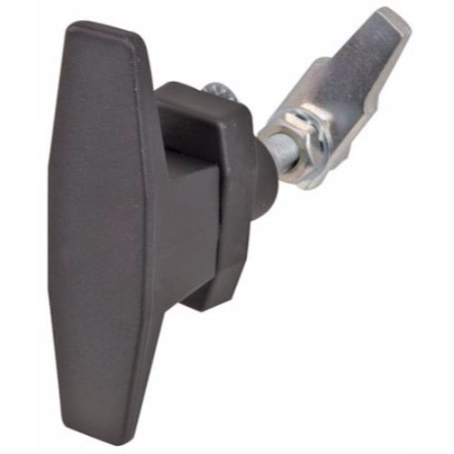 Black Non Locking 0.00-0.41 Panel Thickness Pack of 8 Southco 93-304 Series Plastic Push To Close Latch Pull Tab in Line with Latching Pawl 0.88-0.91 Grip Range
