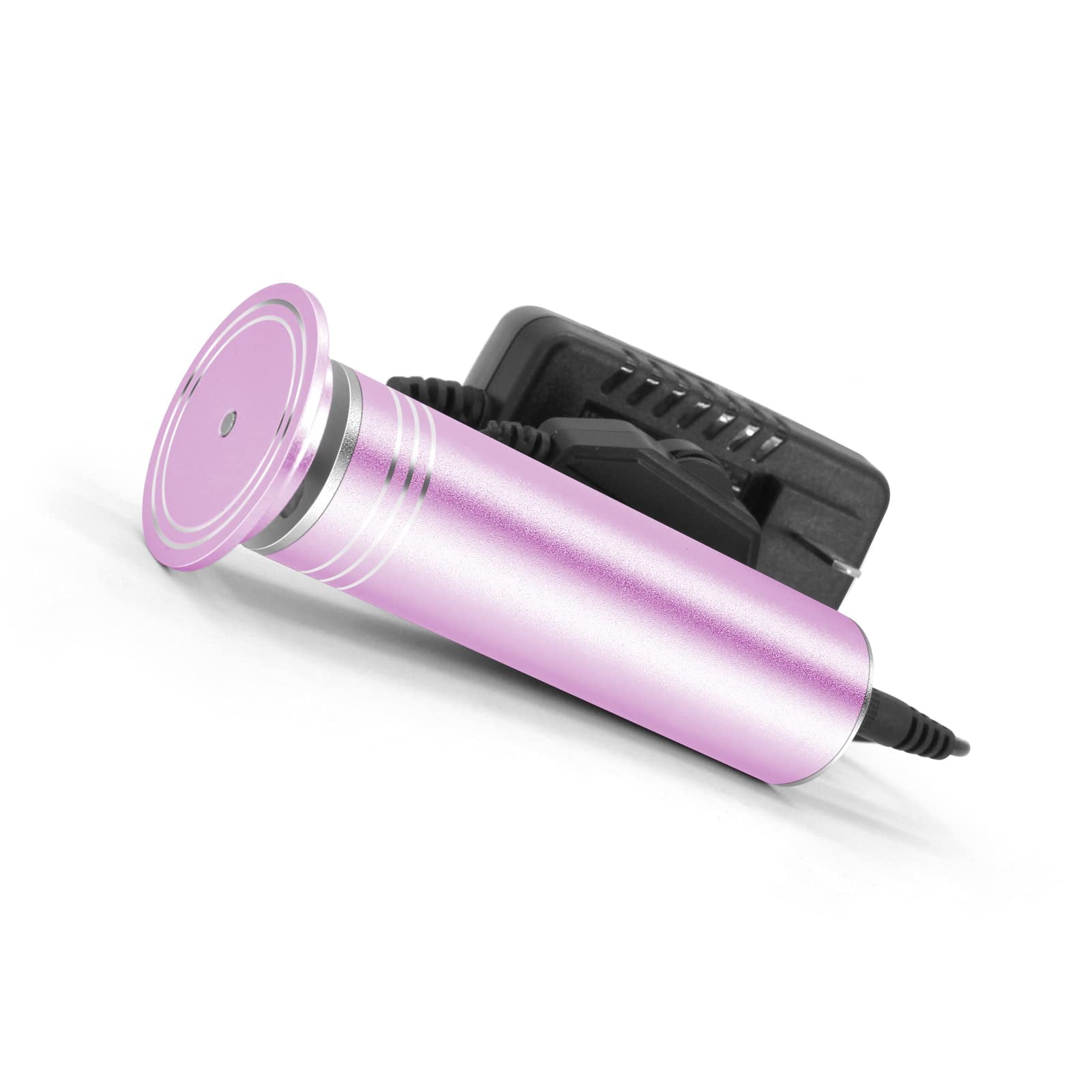 Upgraded Electric Foot Callus Remover , Professional Electric Foot File Sander Pedicure Tools for Dead Skin Cracked Heels, Adjustable Speed(Pink 12.*4.4cm)