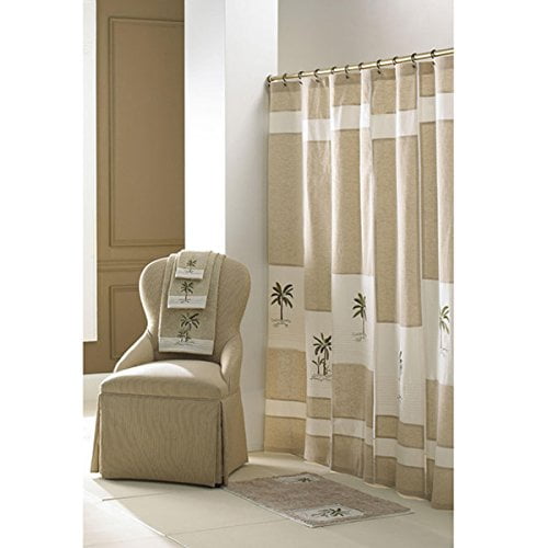 Tropical Pattern 70x72 Inch Fiji Shower, Croscill Shower Curtain Sets With Rugs