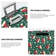 thumbnail image 5 of Balery Luggage Cover Santa Hat Joy Green Festive Print Suitcase Covers for Luggage Elastic Washable Suitcase Protector Fits 18-32 Inch Luggage-Small, 5 of 9