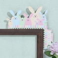 thumbnail image 3 of Hlzmart Easter Gift: Easter Rabbit Corner Door Plate Decoration Door And Window Decoration Easter Rabbit Wooden Ornaments C, 3 of 8