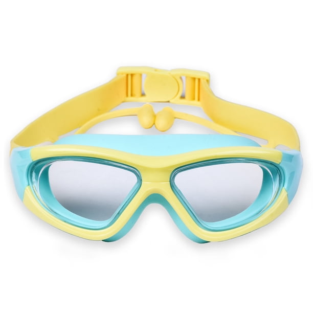 WDOplteas Gafas Natación para Gafas Natación Profesionales Gafas Piscina Antivaho (Amarillo)
