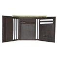 thumbnail image 3 of Mens Trifold Lambskin Wallet with Center Zipped Slot for Coins 564, 3 of 10
