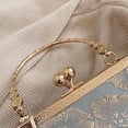 thumbnail image 7 of Elegant Chinese Evening Bag Cheongsam Inspired Chain Shoulder Crossbody Bag for Wedding Party Women Handbag(Khaki), 7 of 7