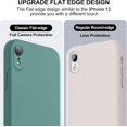 thumbnail image 3 of TEMOGU-Compatible with iPhone XR Case, Upgraded Liquid Silicone with [Flat Edges] [Camera Protection] [Soft Anti-Scratch Microfiber Lining] Phone Case for iPhone 10 XR 6.1 inch - Pine Green, 3 of 4