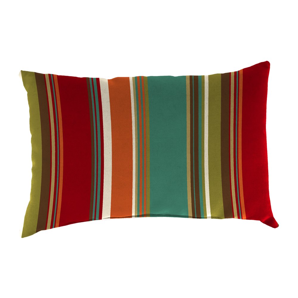 Jordan Manufacturing Westport Outdoor Toss Pillow, Teal, 12"L x 18"W