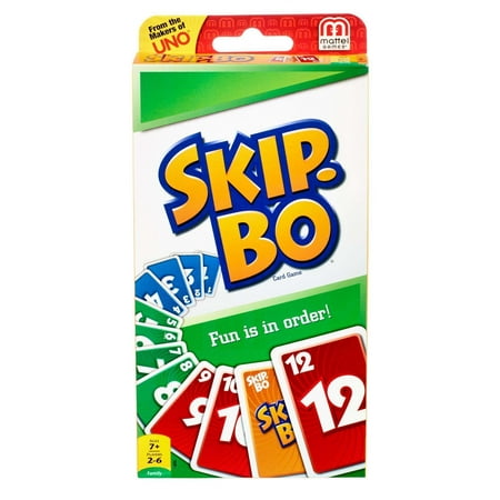 Skip-Bo Ultimate Sequencing Card Game for 2-6 Players Ages (Best 2 Player Card Games)