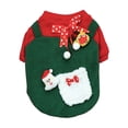 thumbnail image 2 of Vaidha Costume de Noël pour Animaux / Vêtements de Vacances pour Chien et Chat avec Nœud Papillon / Tenue Festive pour Petites Races pour Chiots et Chatons / Vêtements Saisonniers Rouges et Verts, 2 of 6