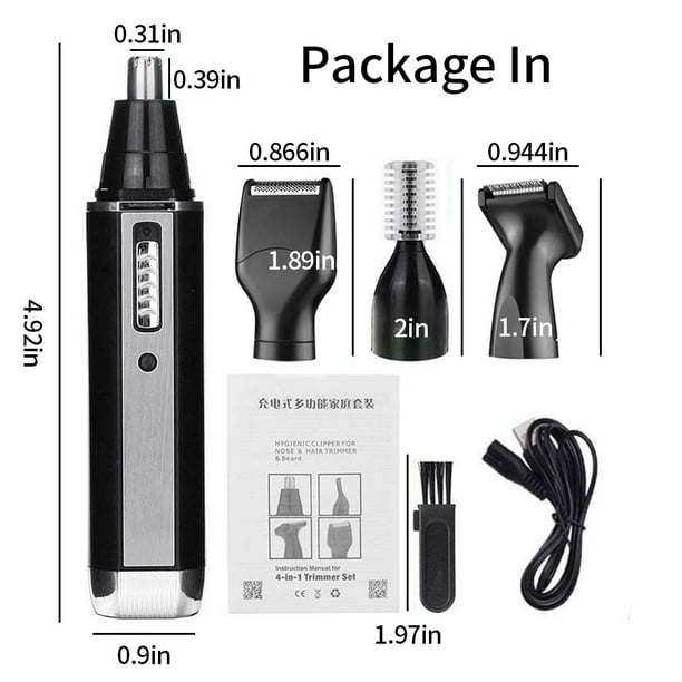 Ear and nose sale hair trimmer walmart