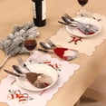 thumbnail image 4 of Agiferg Christmas Faceless Xmas Decor Santa Kitchen Tableware Holder Pocket Dinner Bag, 4 of 8