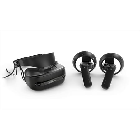 Lenovo Explorer Bundle, Windows Mixed Reality Headset with Controllers, Iron Grey, G0A20002WW