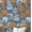 Dusty Blue (Plain Vinyl), variant on S4Sassy Modern Dandelion Burst Wallpaper - Gray Wall Covering, 25" X 60" Self-Adhesive Textured Vinyl Wallpaper, Decorative Wallwrap, Easy Diy Wall Covering For Bedroom, Cabinets, Living Spaces