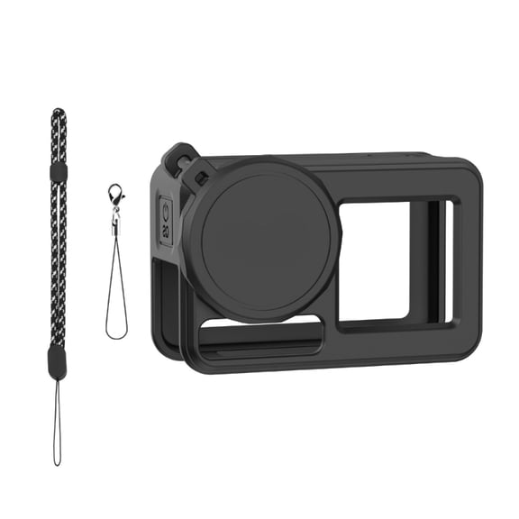 Silicone Protective Case Set for Action 5 Camera with Neck Straps and Lens Caps