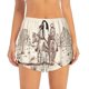 thumbnail image 2 of Balery Cowboys Riding Horses Pantalones cortos deportivos para mujer con forro y dos bolsillos, elásticos, para entrenamiento, gimnasio, yoga-Large, 2 of 7