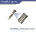 thumbnail image 3 of Uxcell 280Pcs Small Tiny Nails 1.5x10mm(DxL) Tiny Brass Nails Hardware Round Head Brass Nail for Wooden DIY Projects, Bronze Tone, 3 of 6