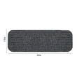 thumbnail image 3 of RV Step Covers - 4 Pack Non-Slip Stair Mats for Mobile & Campers Gray Polyester Rug (49.5x19cm & 61x19cm) Easy Install &-Dry Includes Hook & Loop Fasteners, 3 of 6