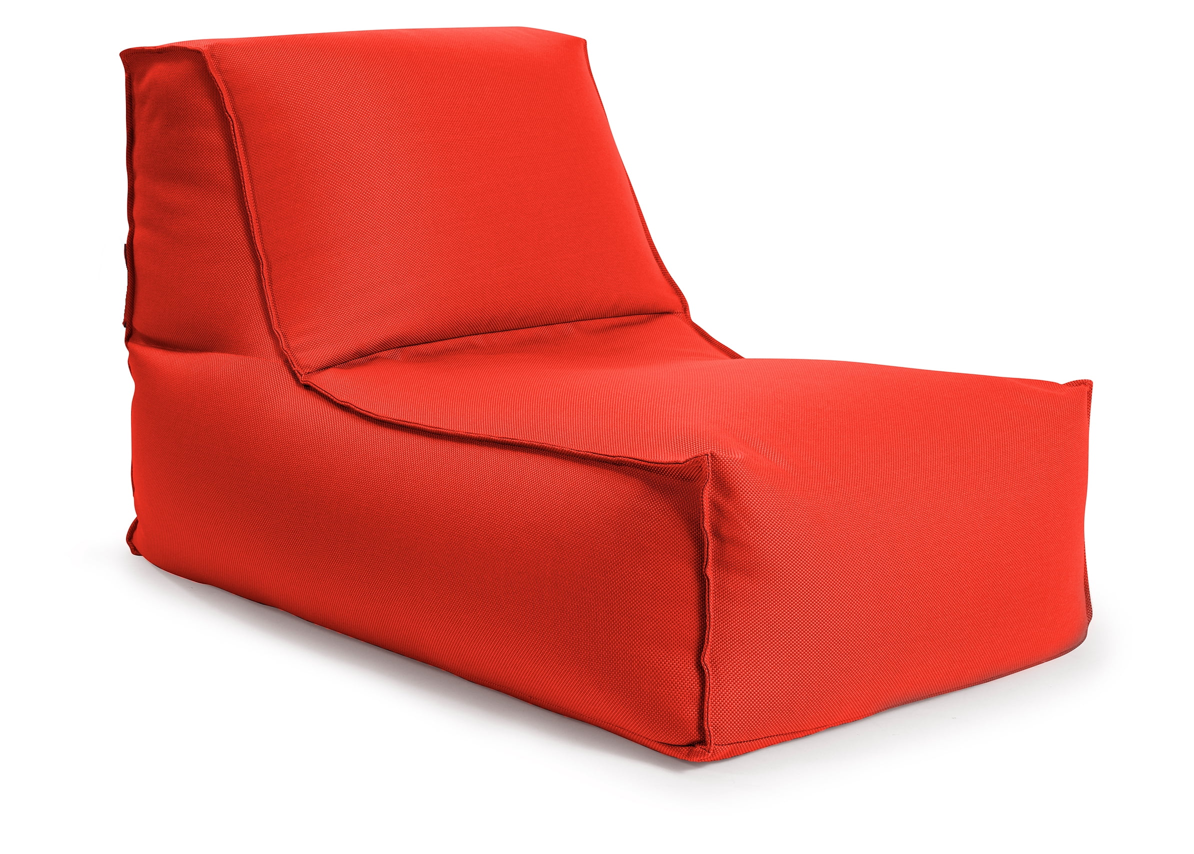 Gouchee Home Alpine Red Bean Bag Lounger – Water-Repellent Indoor/Outdoor Chair with High-Density Polystyrene Bead Filling, Lightweight Modern Seating for Poolside or Living Room