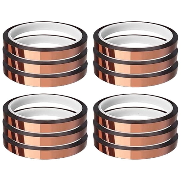 Yammee 12 Rolls Heat Resistant Sublimation Tape Thermal Heat Transfer Tape No Residues