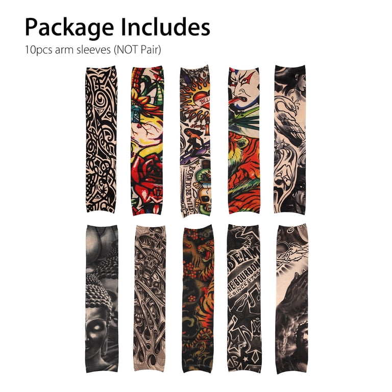 EEEkit 10-Pack UV Protection Cooling Arm Sleeves, UPF 50 photo 5