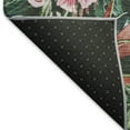 thumbnail image 3 of Addison Rugs Mayfield Washable Tropical Floral & Leaves Midnight Rectangle Rug, 10' x 14', 3 of 6