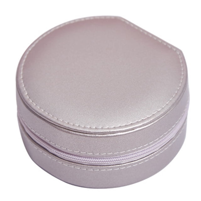 PU Leather Simple Jewel Box Multifunctional Ornaments Storage Box for Rings Earring Necklace