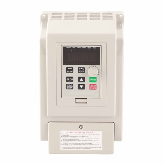 Entraînement à Fréquence Variable, Régulateur de Vitesse VFD à Entraînement à Fréquence Variable pour Moteur Triphasé pour Contrôle de Vitesse de Moteur à Courant Alternatif de Broche, AC 220V 1.5KW
