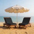 thumbnail image 5 of Outdoor Patio Cushion Covers 4 Pack Black Buffalo Check Plaid Patio Chair Cushion Covers with Ties and Zipper Farmhouse Style Waterproof Outdoor Seat Cushion Covers for Patio Furniture 20"x18", 5 of 6