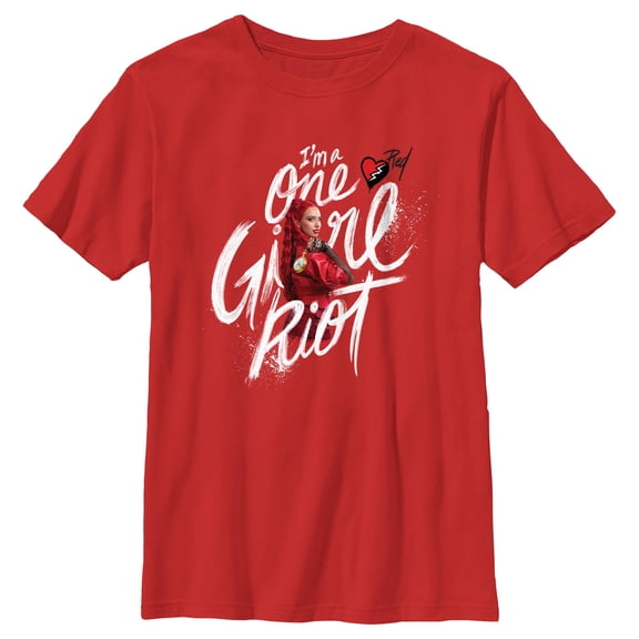 Boy's Descendants: The Rise of Red I'm a One Girl Riot Graphic T-Shirt