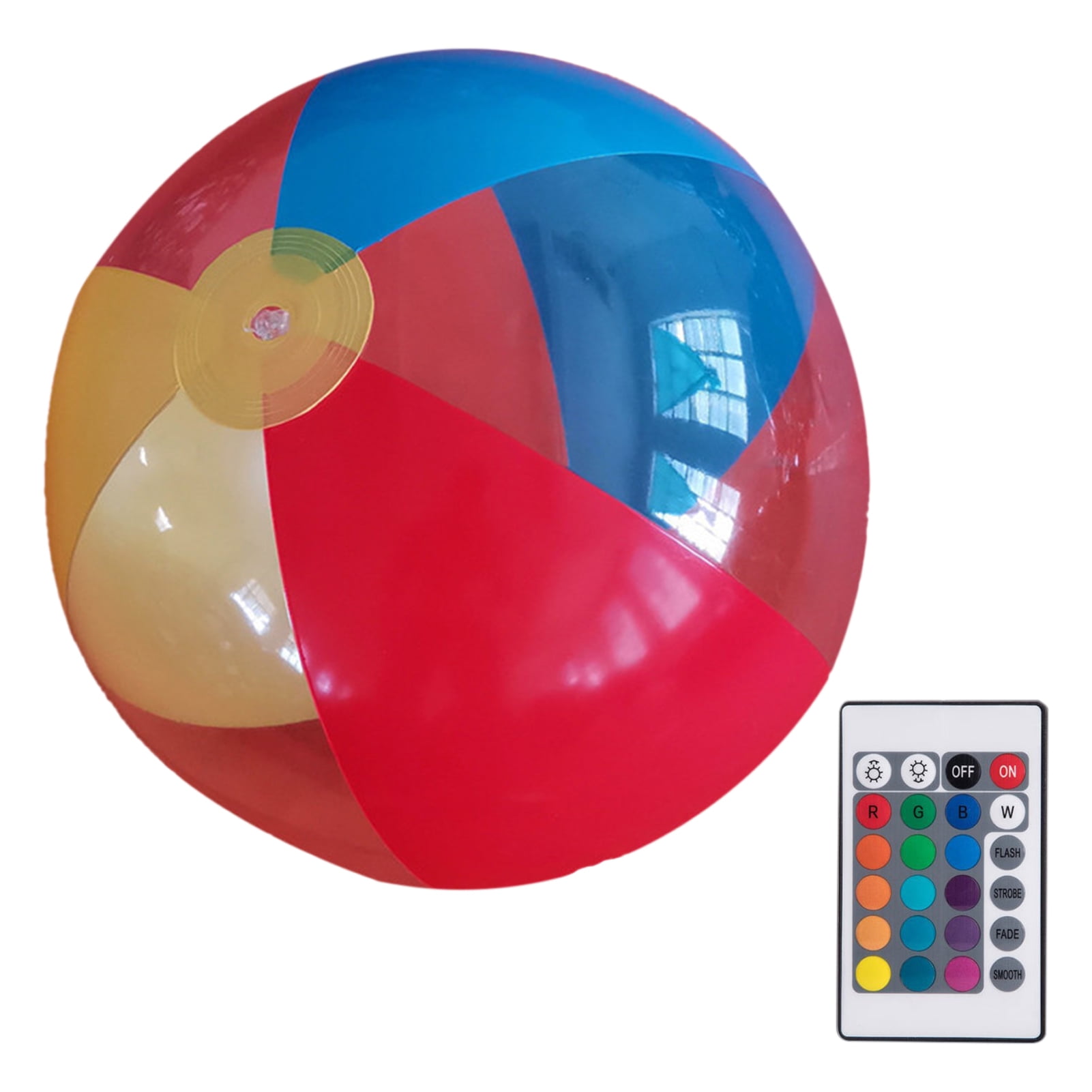 Rimpels Duplicaat compact Opolski Beach Ball Toy Lighting Waterproof Remote Controlled Kids Inflated  Beach Ball Toy for Entertainment - Walmart.com