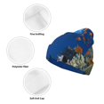 thumbnail image 3 of Picia Colorful Coral Reef Pattern Knitted Beanie Hat for Men and Women , Unisex Winter Warm Stretchy Knit Cap Thick Fisherman Beanies Cuffed Plain Skull Caps, 3 of 6