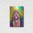 thumbnail image 3 of Luxe Metal Art 'Pop Art Cavipoo' by Furbaby Affiliates, Metal Wall Art, 16"x24", 3 of 9