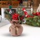 thumbnail image 4 of Adornos navideños, regalos navideños, adornos de escritorio con estilo rústico navideño, insertos de ramas de lino y bayas, adornos para mostrador de muebles. Injerto de patio., 4 of 7