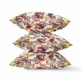 thumbnail image 5 of 16" X 16" Green, Red And Yellow Broadcloth Floral Throw Pillow, 5 of 5
