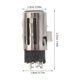 thumbnail image 2 of TEHAUX 4Ud Adaptador De Micrófono Xlr De 3 Pines Con Conector Y Metálica Plateada, 2 of 6