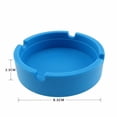 thumbnail image 4 of Agiferg Silicone Round Ashtray Eco-Friendly Colorfull Premium Silicone Rubber, 4 of 5