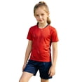 thumbnail image 3 of MEZZALL Kids Outfit Sets Short Sleeve T-Shirts And Shorts Boys Girls Children Football Training Shirt Shorts Set Kids Basketball Tracksuit V-Neck Sportsuit Classic Clothes Sets, 3 of 5